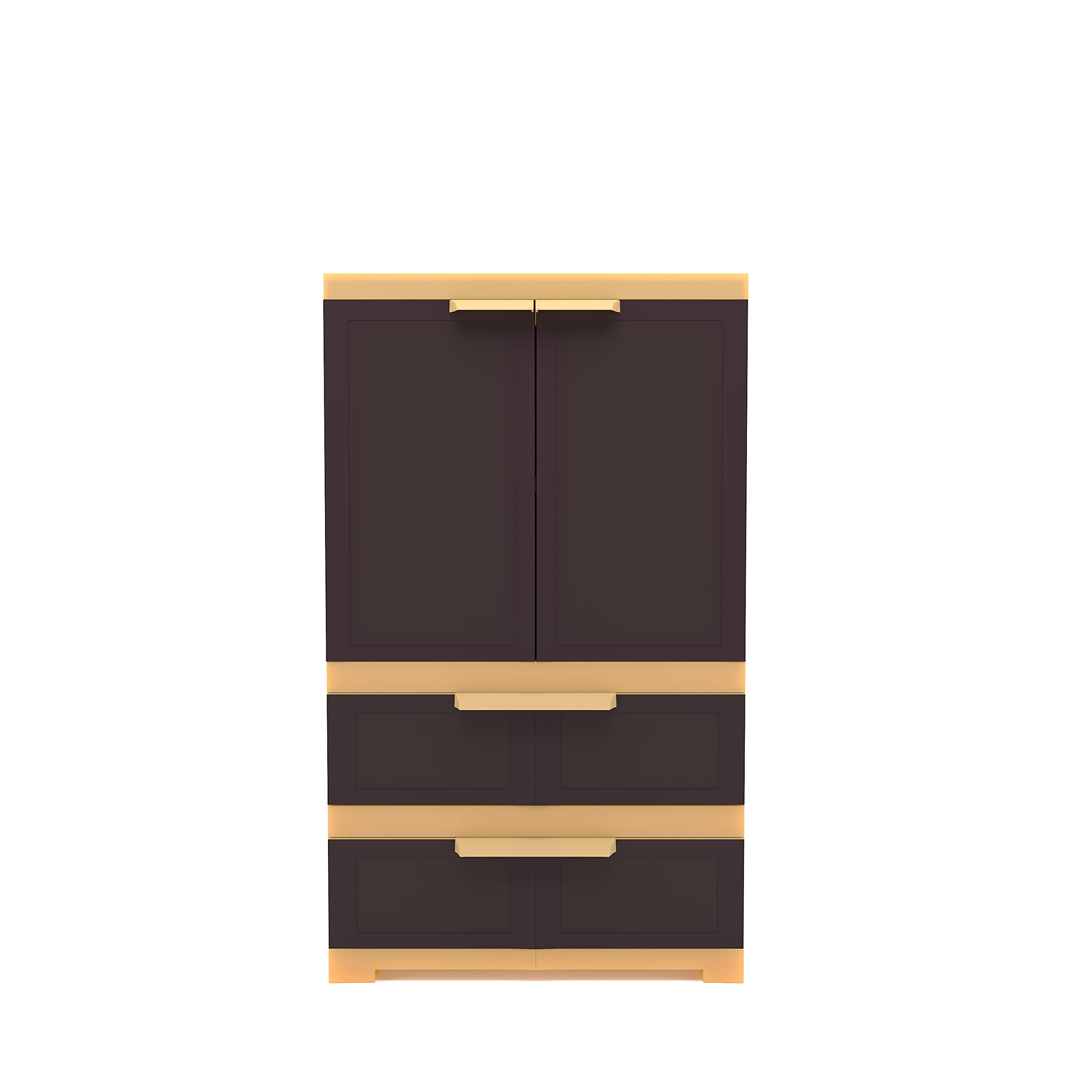 Nilkamal Freedom FMDR2BE Plastic Storage Cabinet with 2 Drawer